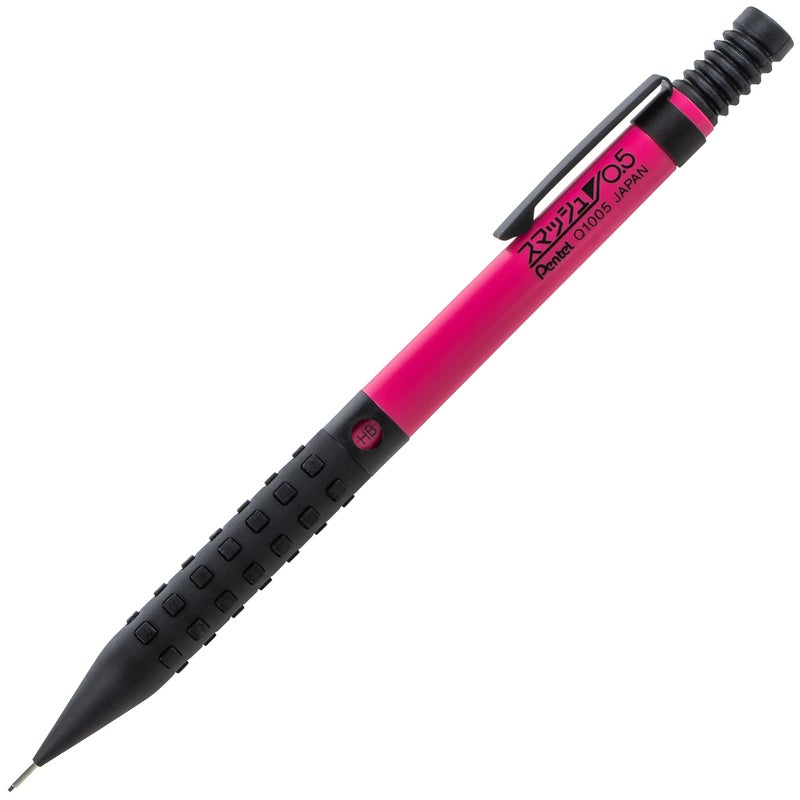 Pentel Smash Drafting Mechanical Pencil (0.5mm) - Special Edition Pink and Black w/Tube - Image 2